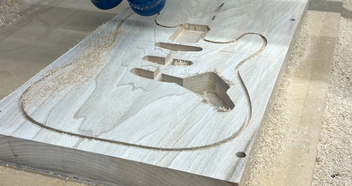 CNC Machining Guitar Body